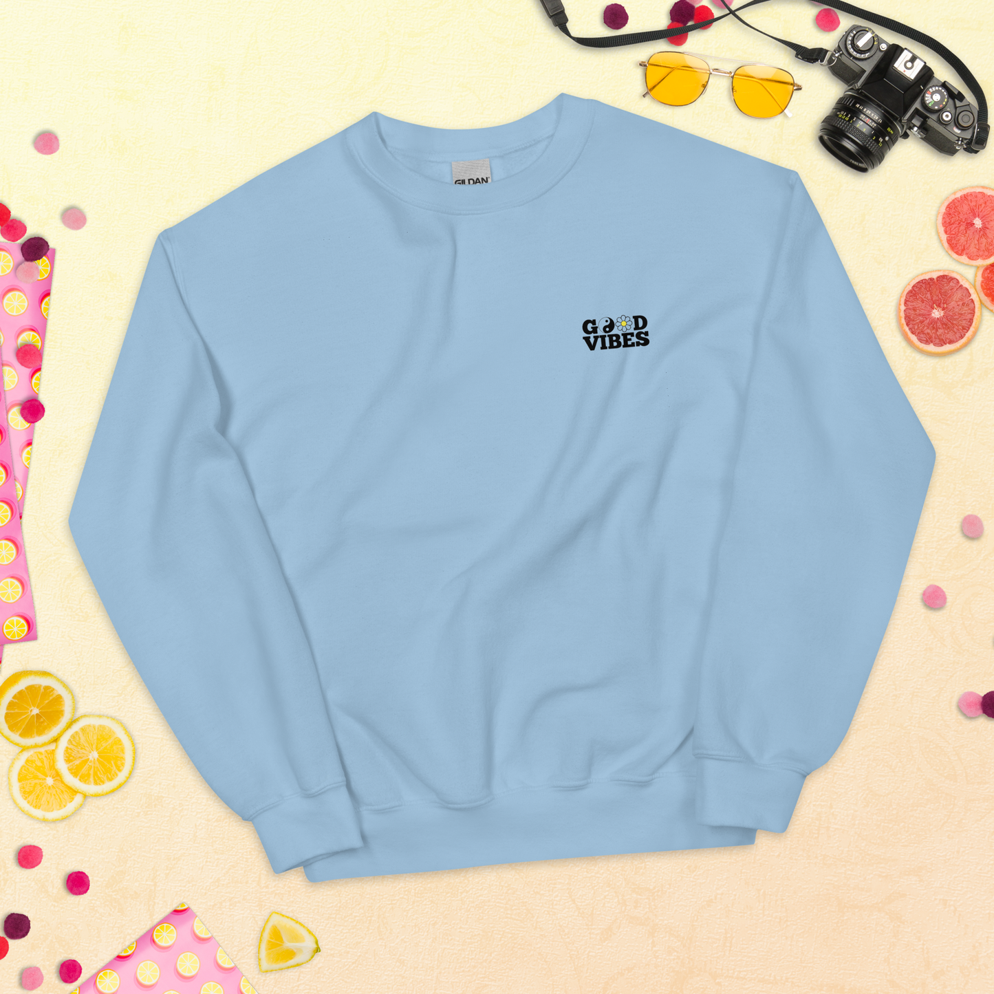 SUDADERA BÁSICA GOOD VIBES✨💖 | escoge el color
