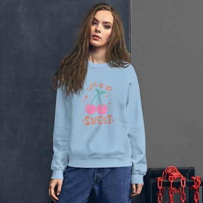 SUDADERA BÁSICA LIFE IS SO SWEET💖 | escoge el color de tu sudadera