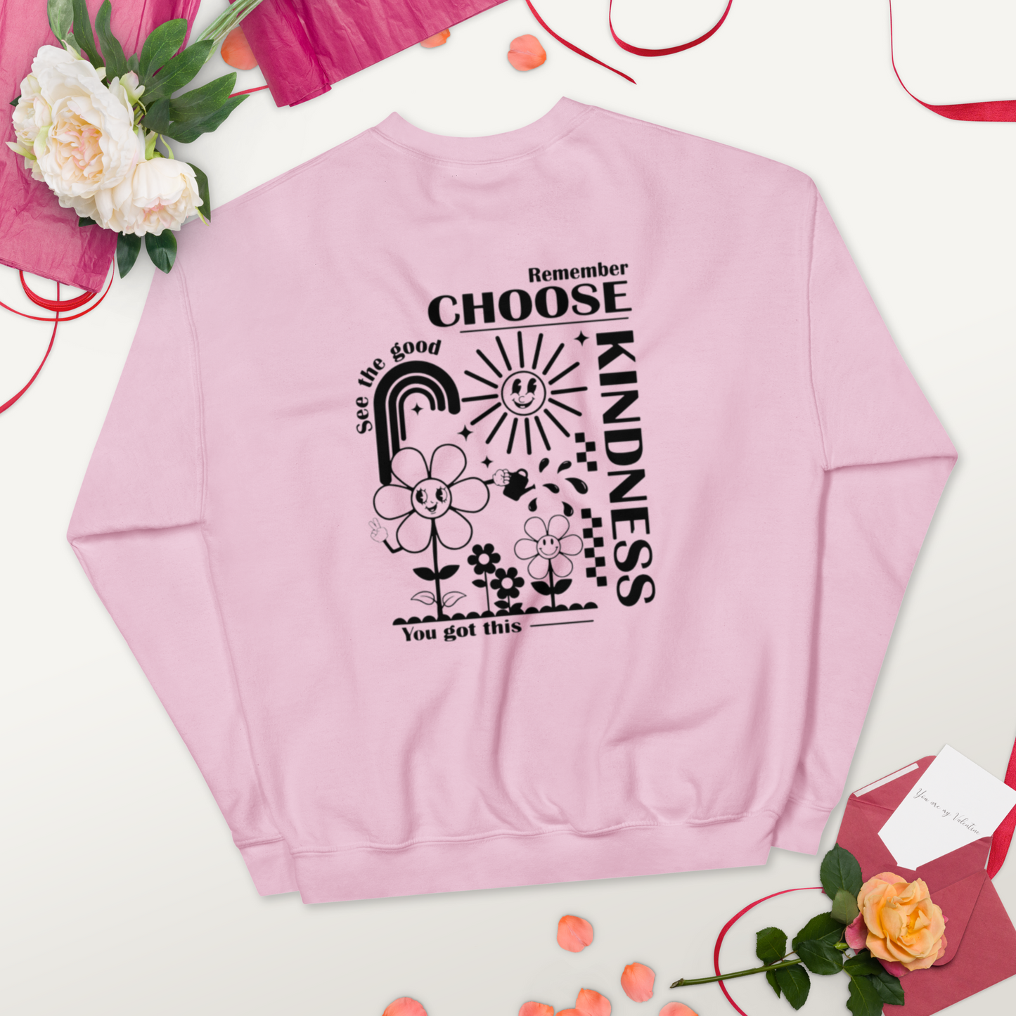 SUDADERA BÁSICA GOOD VIBES✨💖 | escoge el color