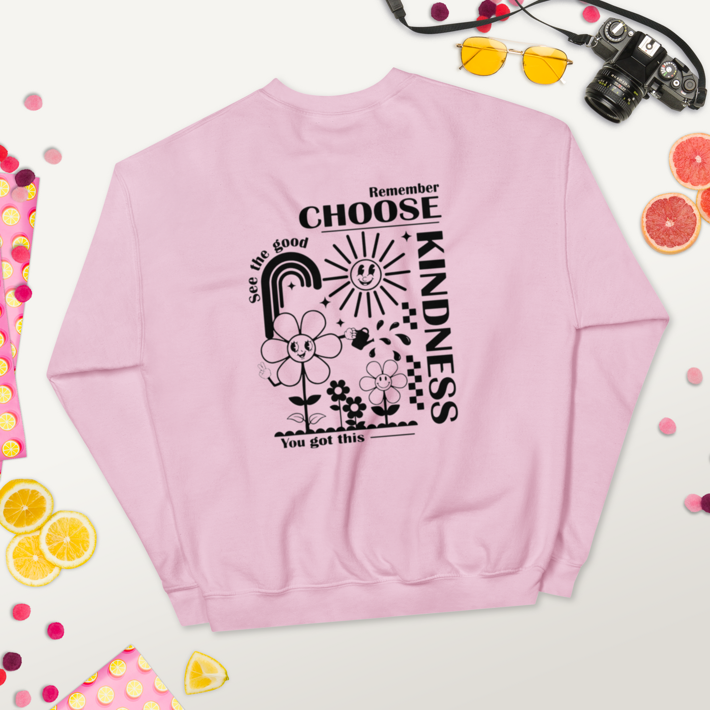 SUDADERA BÁSICA GOOD VIBES✨💖 | escoge el color