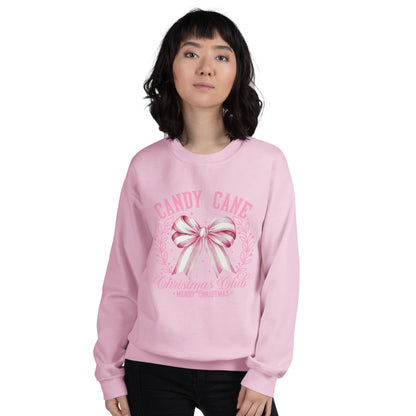 SUDADERA BÁSICA CANDY CANE CHRISTMAS 💖 | escoge el color de tu sudadera
