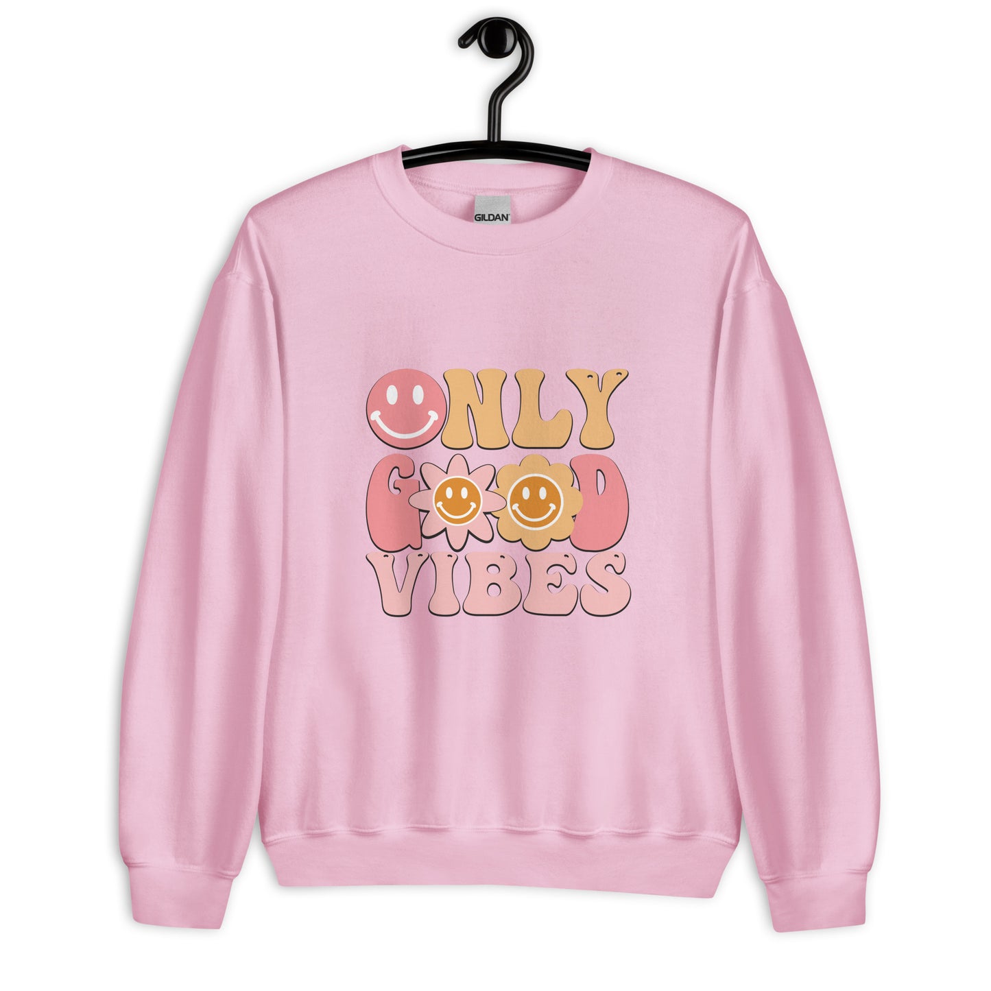 SUDADERA BÁSICA GOOD VIBES ONLY💖 | escoge el color de tu sudadera