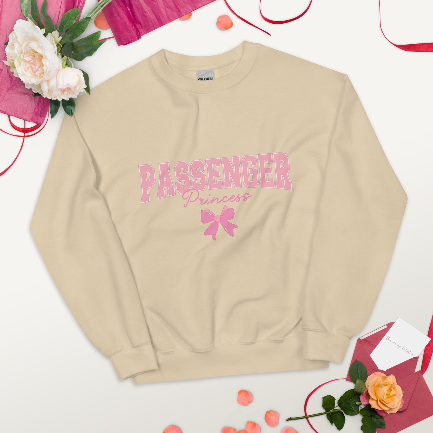 SUDADERA BÁSICA PASSENGER PRINCESS💖 | escoge el color de tu sudadera