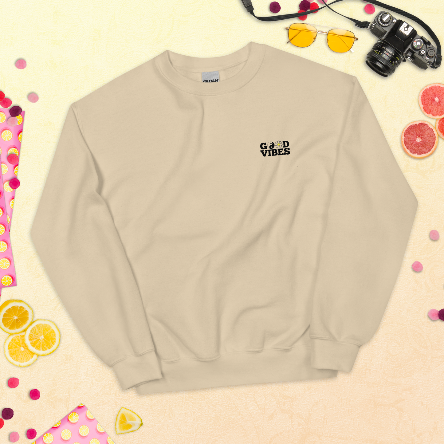SUDADERA BÁSICA GOOD VIBES✨💖 | escoge el color