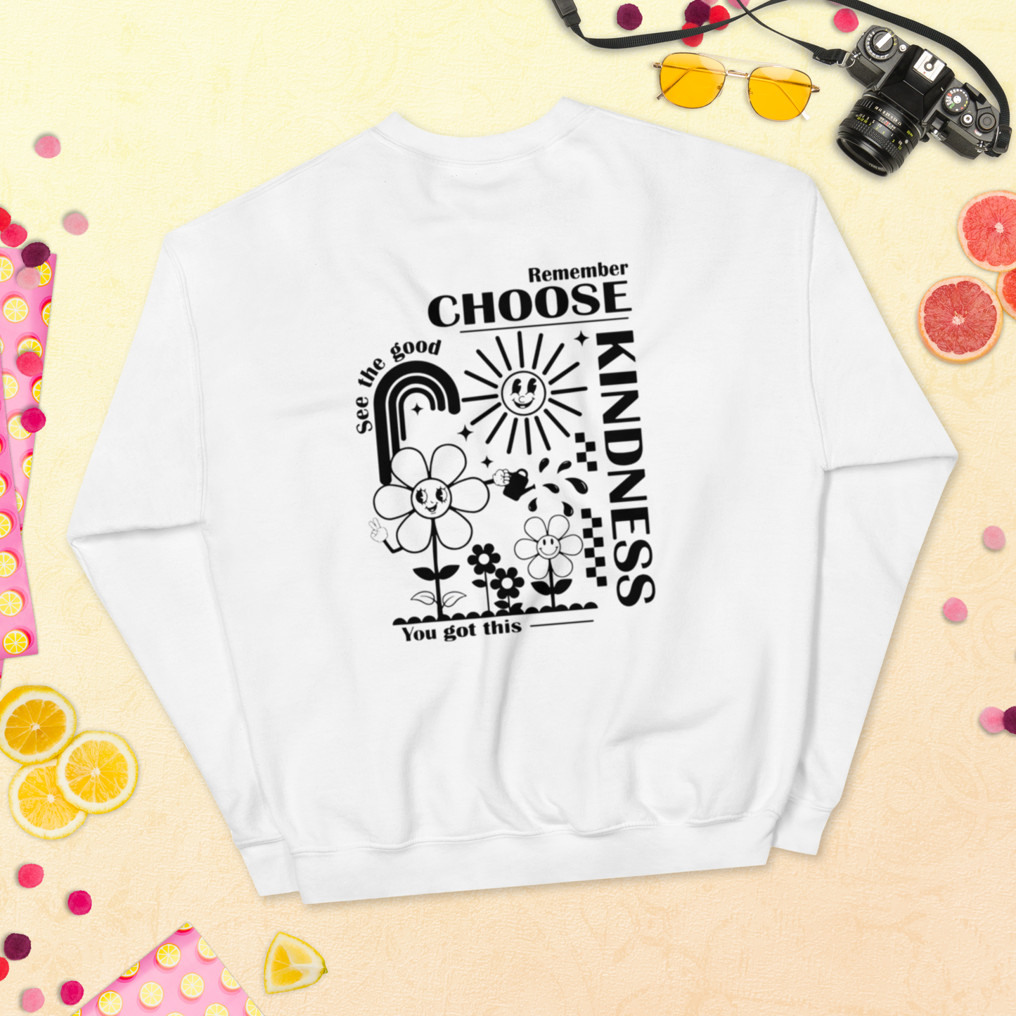 SUDADERA BÁSICA GOOD VIBES✨💖 | escoge el color