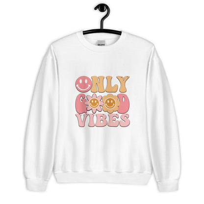 SUDADERA BÁSICA GOOD VIBES ONLY💖 | escoge el color de tu sudadera