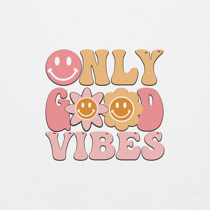 SUDADERA BÁSICA GOOD VIBES ONLY💖 | escoge el color de tu sudadera
