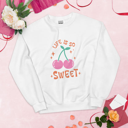 SUDADERA BÁSICA LIFE IS SO SWEET💖 | escoge el color de tu sudadera