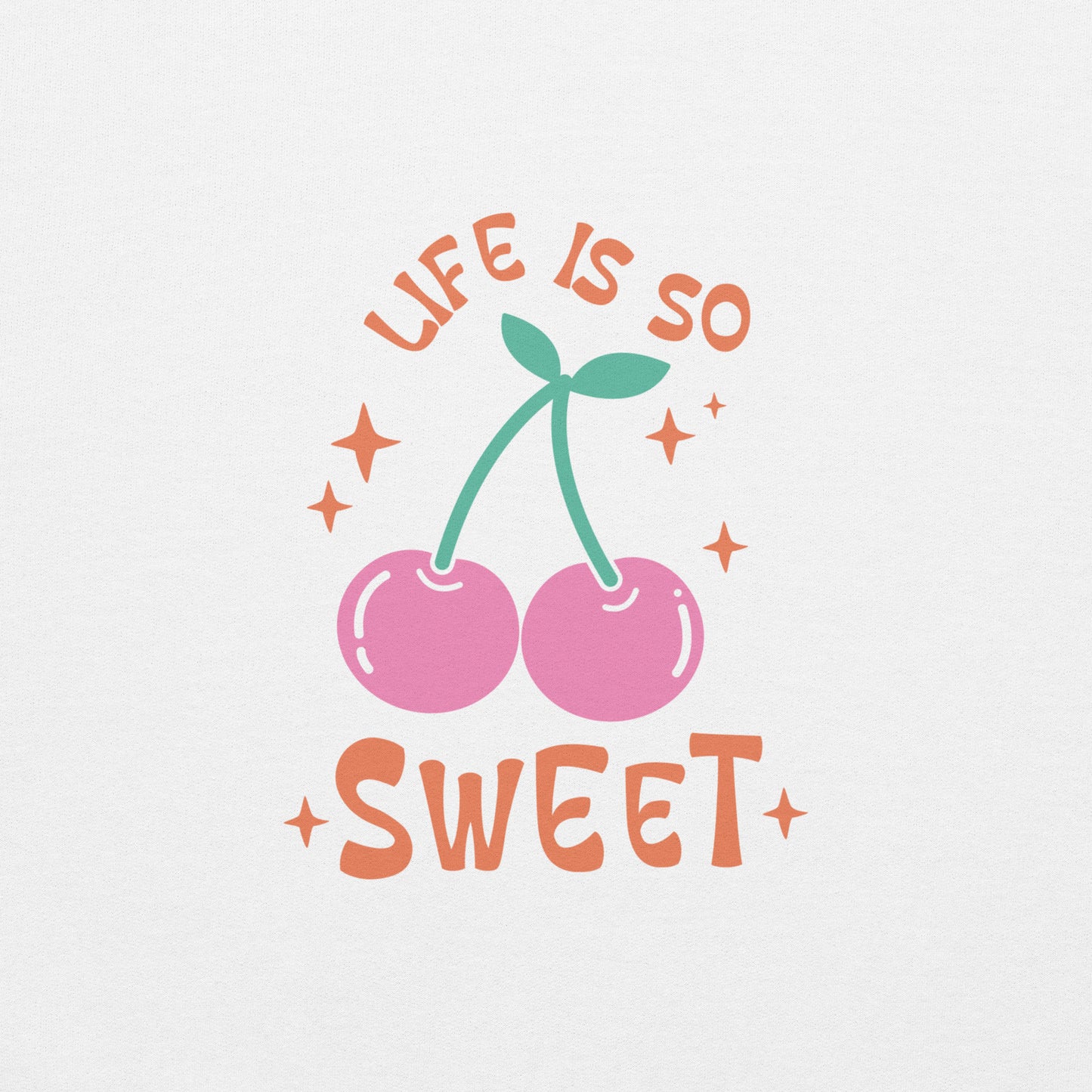 SUDADERA BÁSICA LIFE IS SO SWEET💖 | escoge el color de tu sudadera